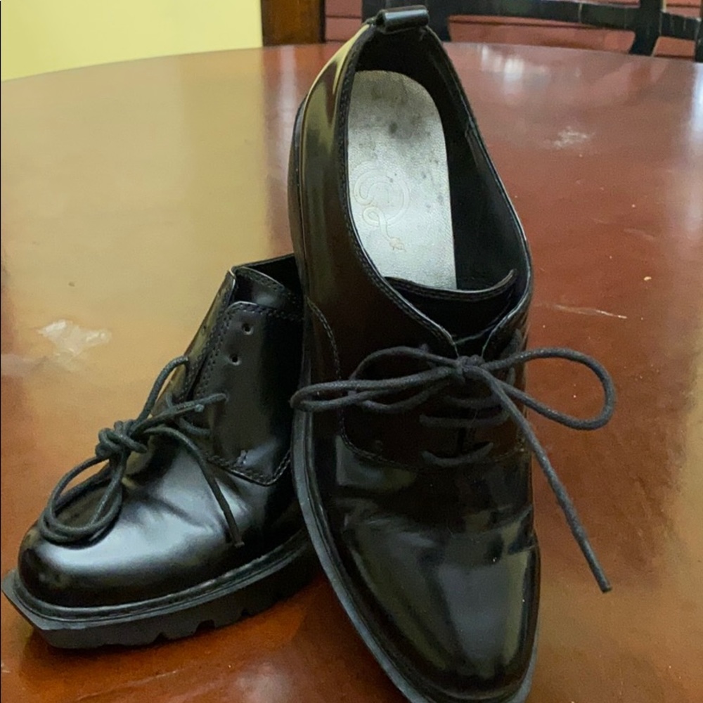 Opening Ceremony Patent Leather Oxford Heels